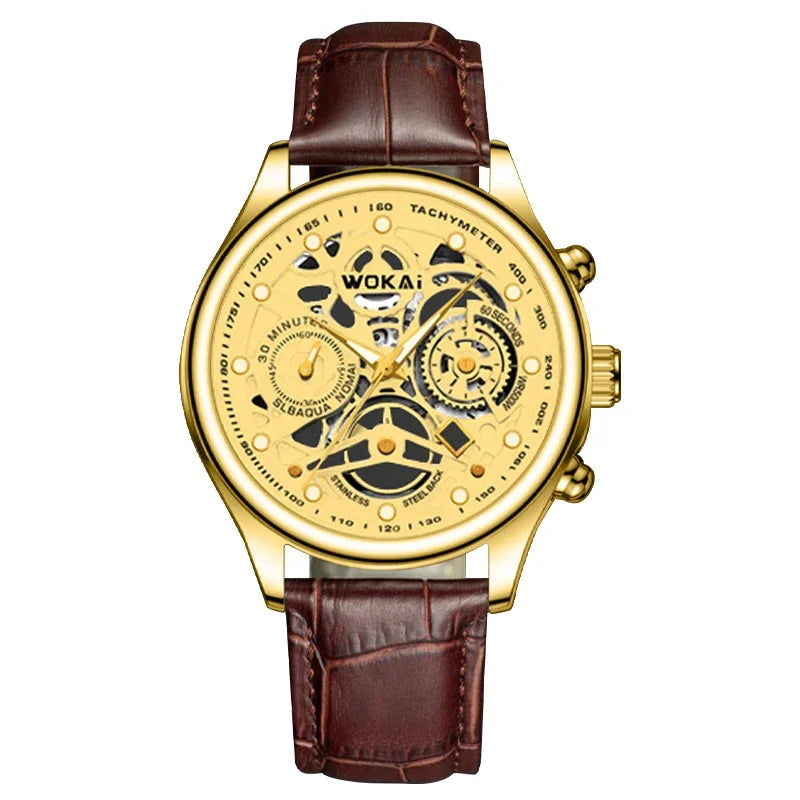 Leather Business Quartz Sports Watchs Business Watchs Quartz Sports Watch Leisure Belt Men's Watch Men's Watch