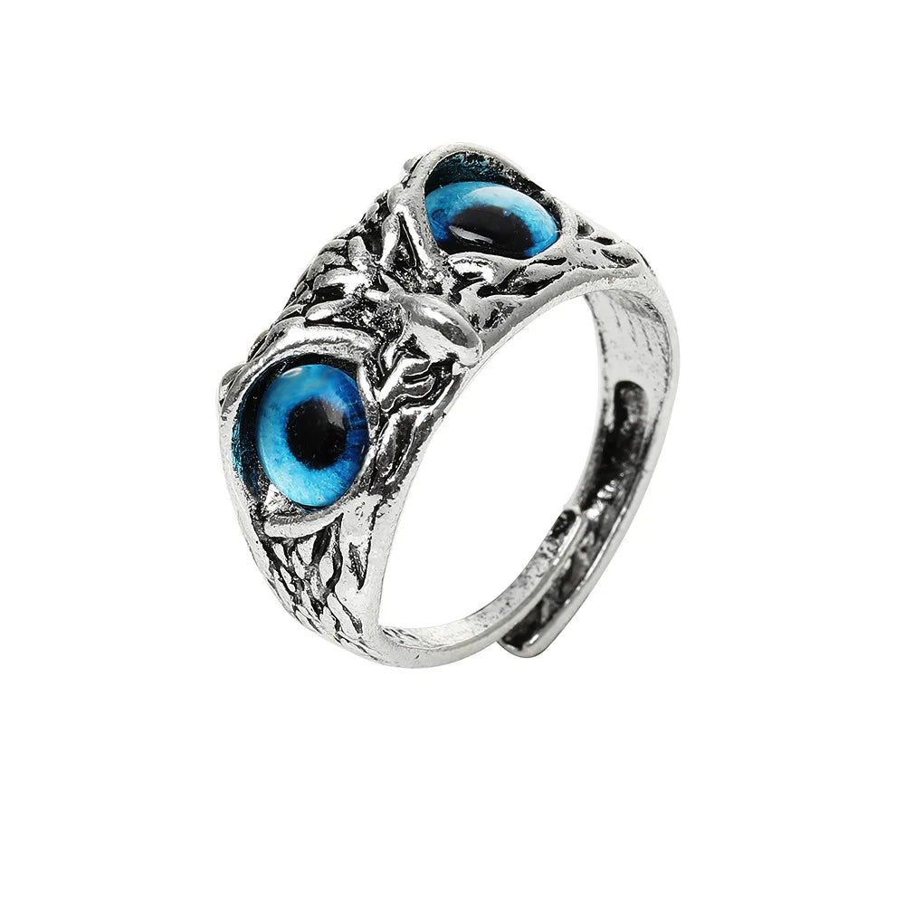 Fashion Charm Vintage Owl Ring for Men