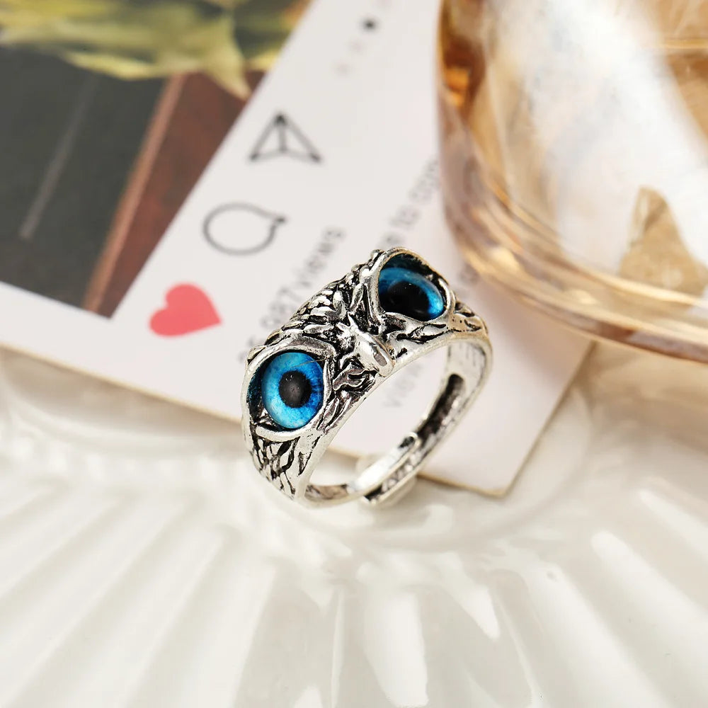 Fashion Charm Vintage Owl Ring for Men