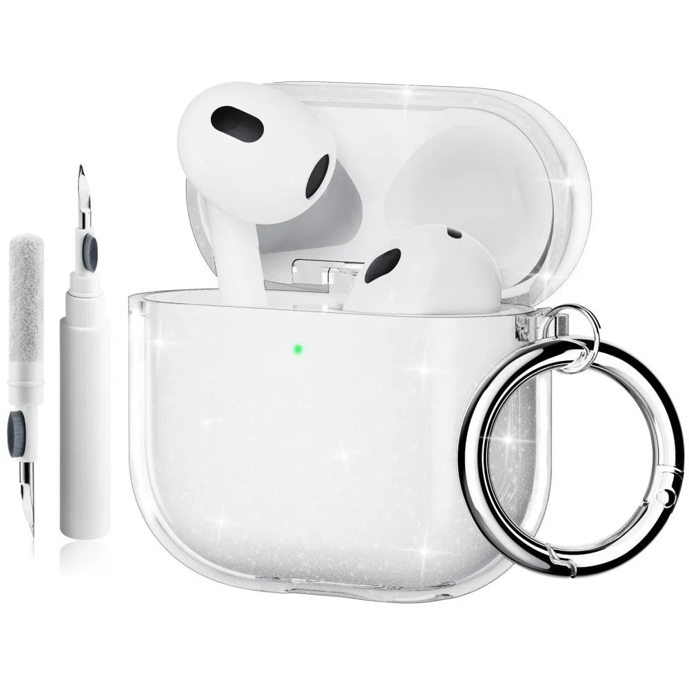 for AirPods 4 Case with Magsafe Magnetic Automatic Lock with Phone Stand Protective Cover with Cleaner kit Case for Airpods 4