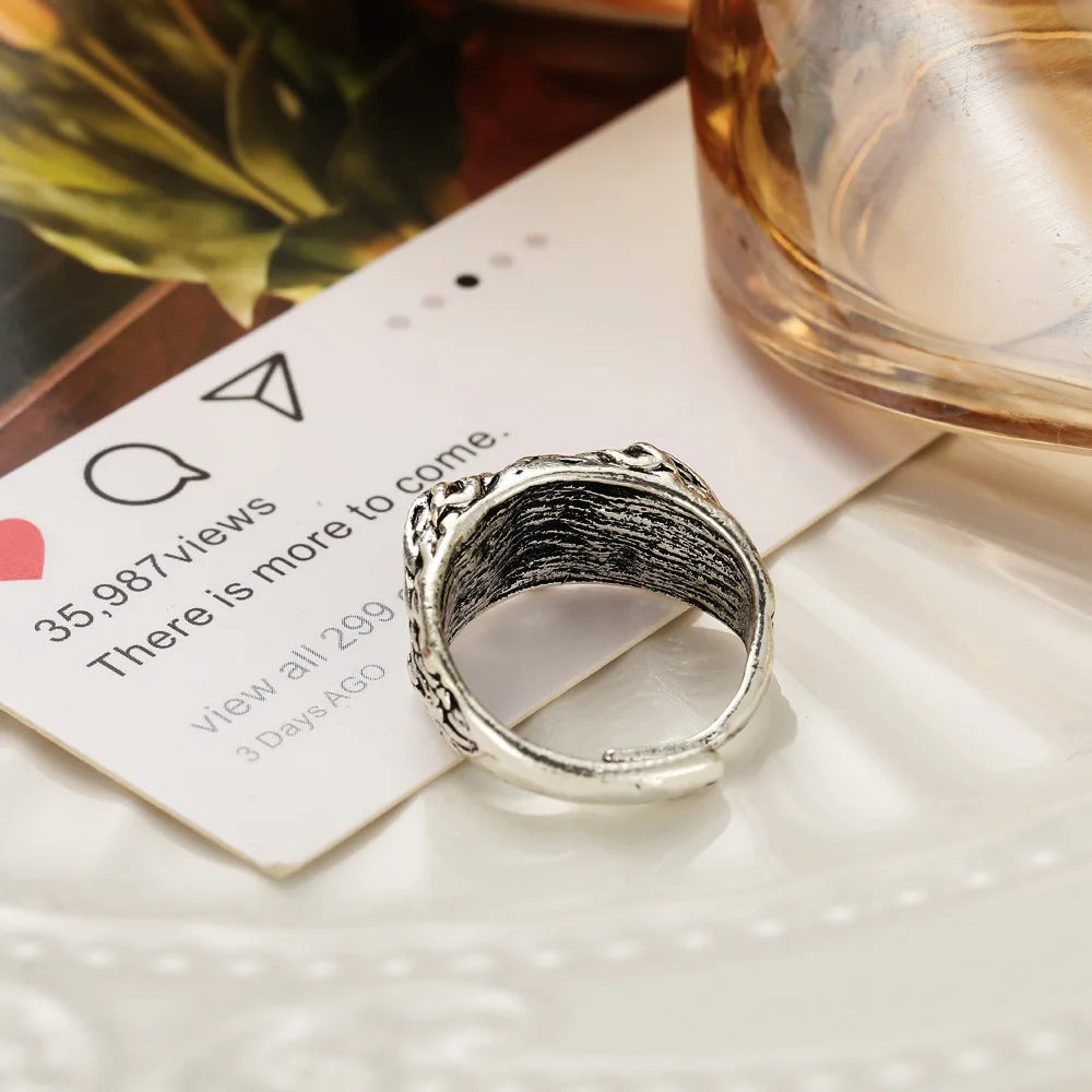 Fashion Charm Vintage Owl Ring for Men