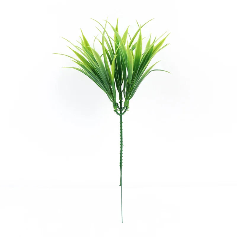 Wholesale Of Single Small Spring Grass Barley Grass Simulated Green Plants Horticultural Flower Arrangements And Grass Plant