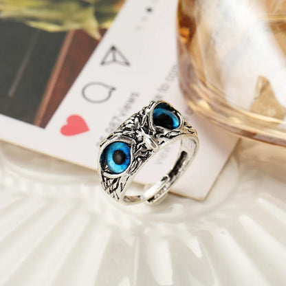 Fashion Charm Vintage Owl Ring for Men