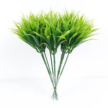 Wholesale Of Single Small Spring Grass Barley Grass Simulated Green Plants Horticultural Flower Arrangements And Grass Plant