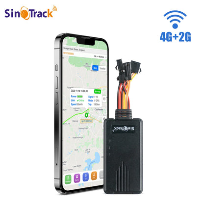 SinoTrack 4G GPS Tracker ST-906L For Car Motorcycle Vehicle Tracking Device With Cut Off Oil Power & Online Tracking Software