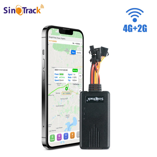 SinoTrack 4G GPS Tracker ST-906L For Car Motorcycle Vehicle Tracking Device With Cut Off Oil Power & Online Tracking Software